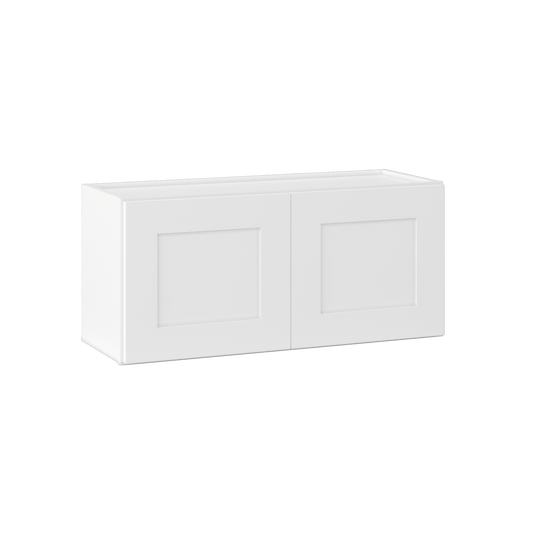 Wall Kitchen Cabinet W3315 Alpina White LessCare 33 in. width 15 in. height 12 in. depth - Kitchen Cabinets