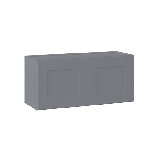 Wall Kitchen Cabinet W3315 Colonial Gray LessCare 33 in. width 15 in. height 12 in. depth - Kitchen Cabinets