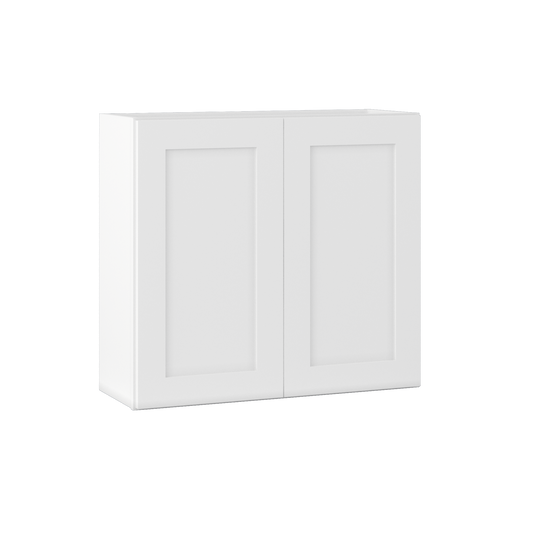 Wall Kitchen Cabinet W3330 Alpina White LessCare 33 in. width 30 in. height 12 in. depth - Kitchen Cabinets