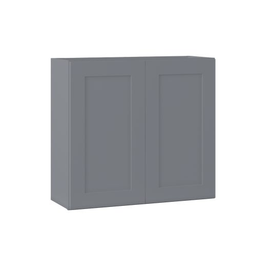 Wall Kitchen Cabinet W3330 Colonial Gray LessCare 33 in. width 30 in. height 12 in. depth - Kitchen Cabinets