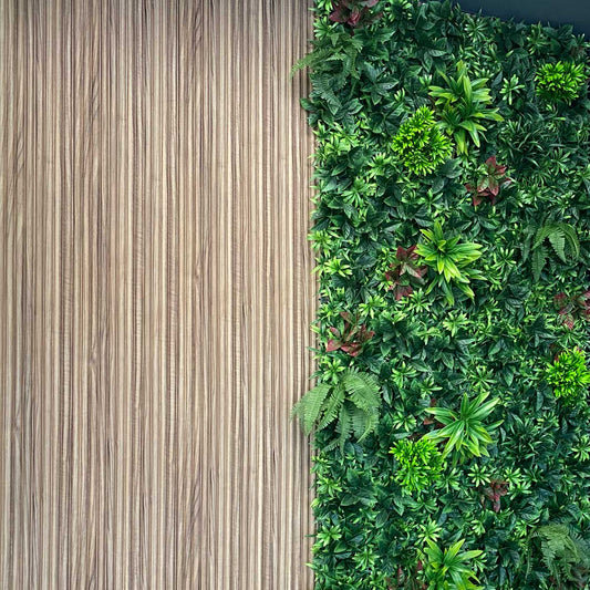 Wall Panel Light Walnut 110.2 in. H 3.9 in. W 0.7 in. D - Wall Panel