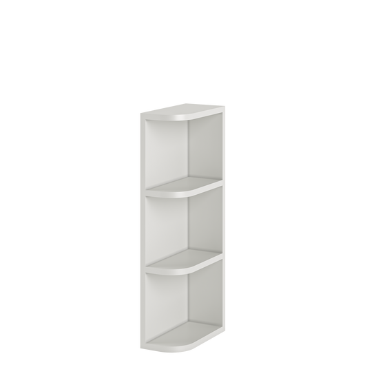 What-Not-Shelf Kitchen Cabinet WN630 Milan Pearl 6 in. width 30 in. height 12 in. depth - Kitchen Cabinets