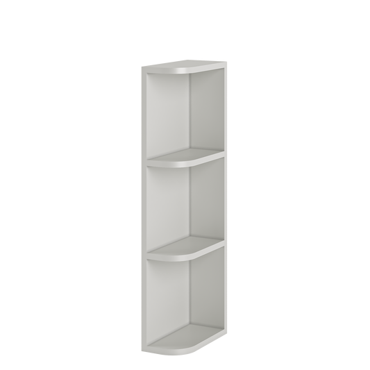 What-Not-Shelf Kitchen Cabinet WN636 Milan Pearl 6 in. width 36 in. height 12 in. depth - Kitchen Cabinets