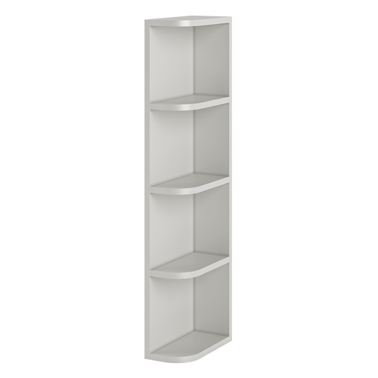What-Not-Shelf Kitchen Cabinet WN642 Milan Pearl 6 in. width 42 in. height 12 in. depth - Kitchen Cabinets