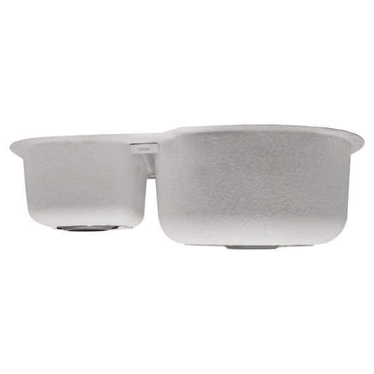 31 in Undermount Stainless Steel 40/60 Double Bowl Kitchen SinkL 201L