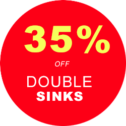 35% Off Double Sinks