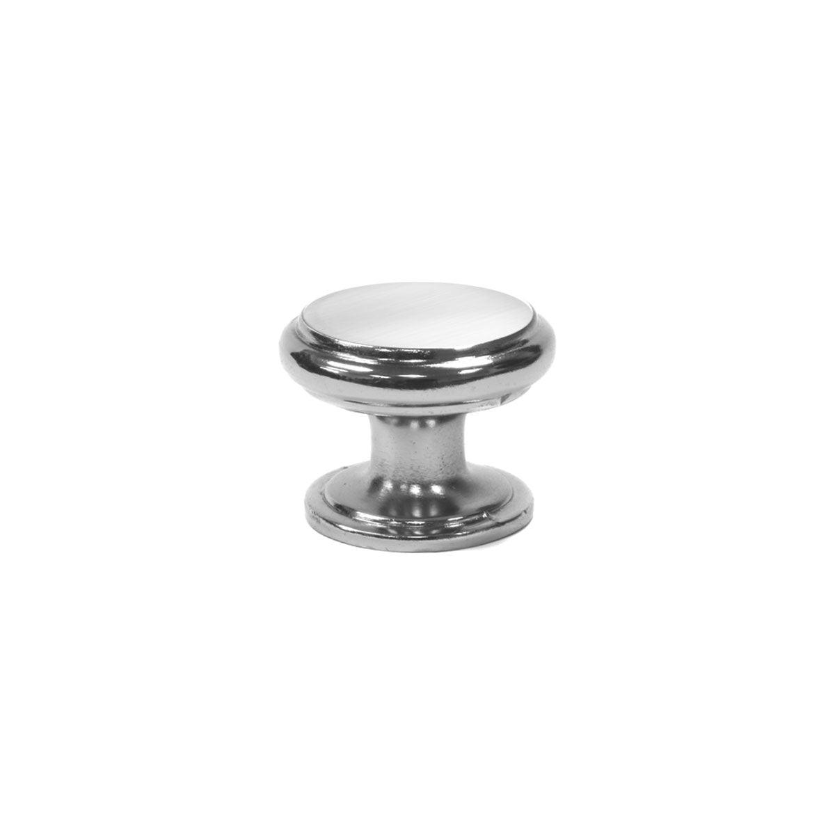 1.125"W Brushed Nickel Knob Door/Drawer Pull P-11 - AAADistributor.com