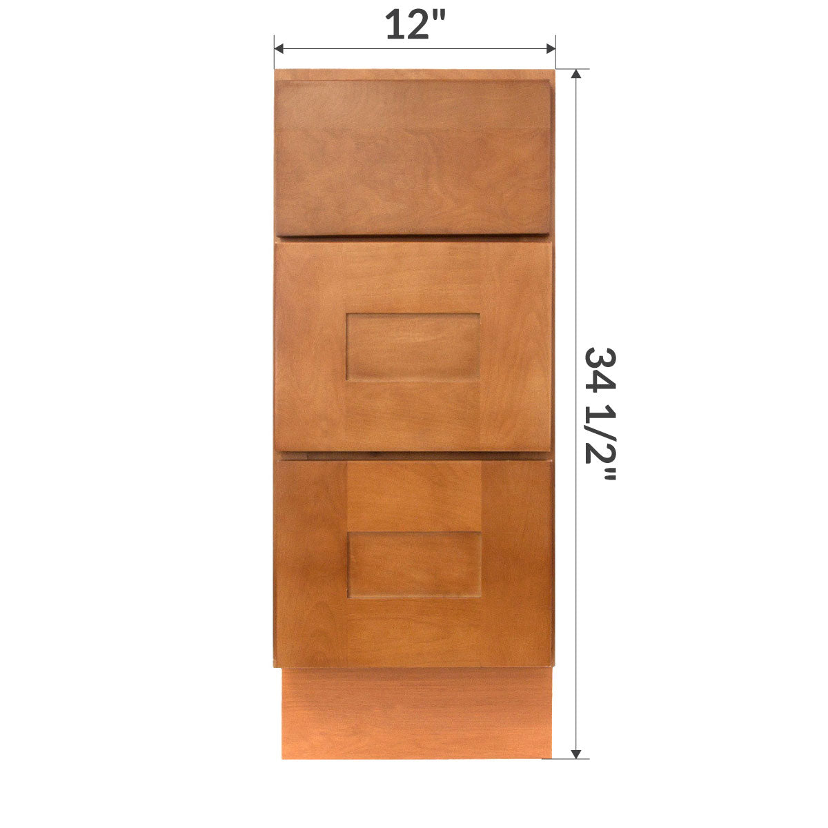 12 in W x 21 in D x 34.5 in H Vanity Sink Base Cabinet - Newport - Bathroom Vanities
