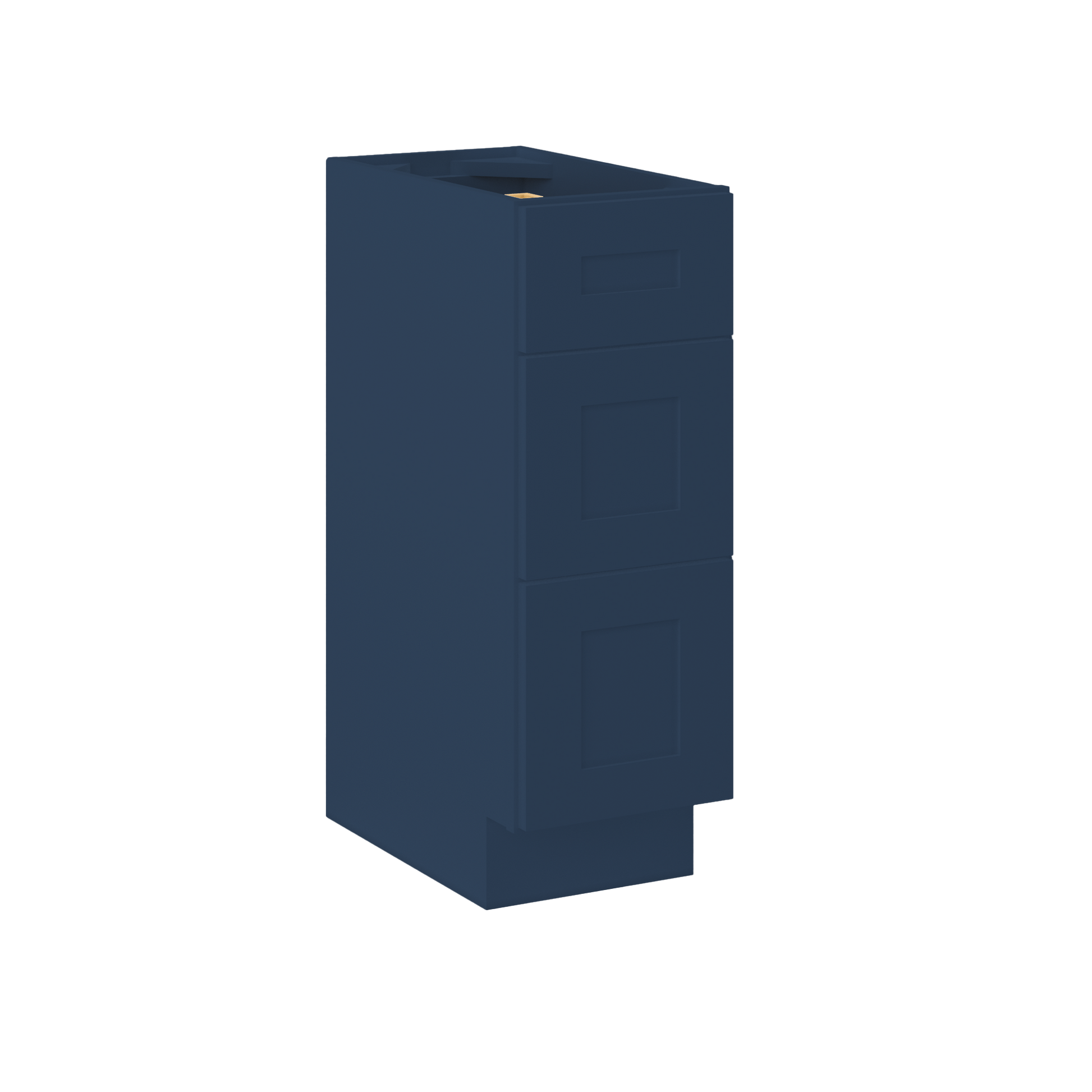 12 in. W x 34.5 in. H x 21 in. D Vanity Drawer Base Cabinet VDB1221345 Danbury Blue LessCare - Bathroom Vanities