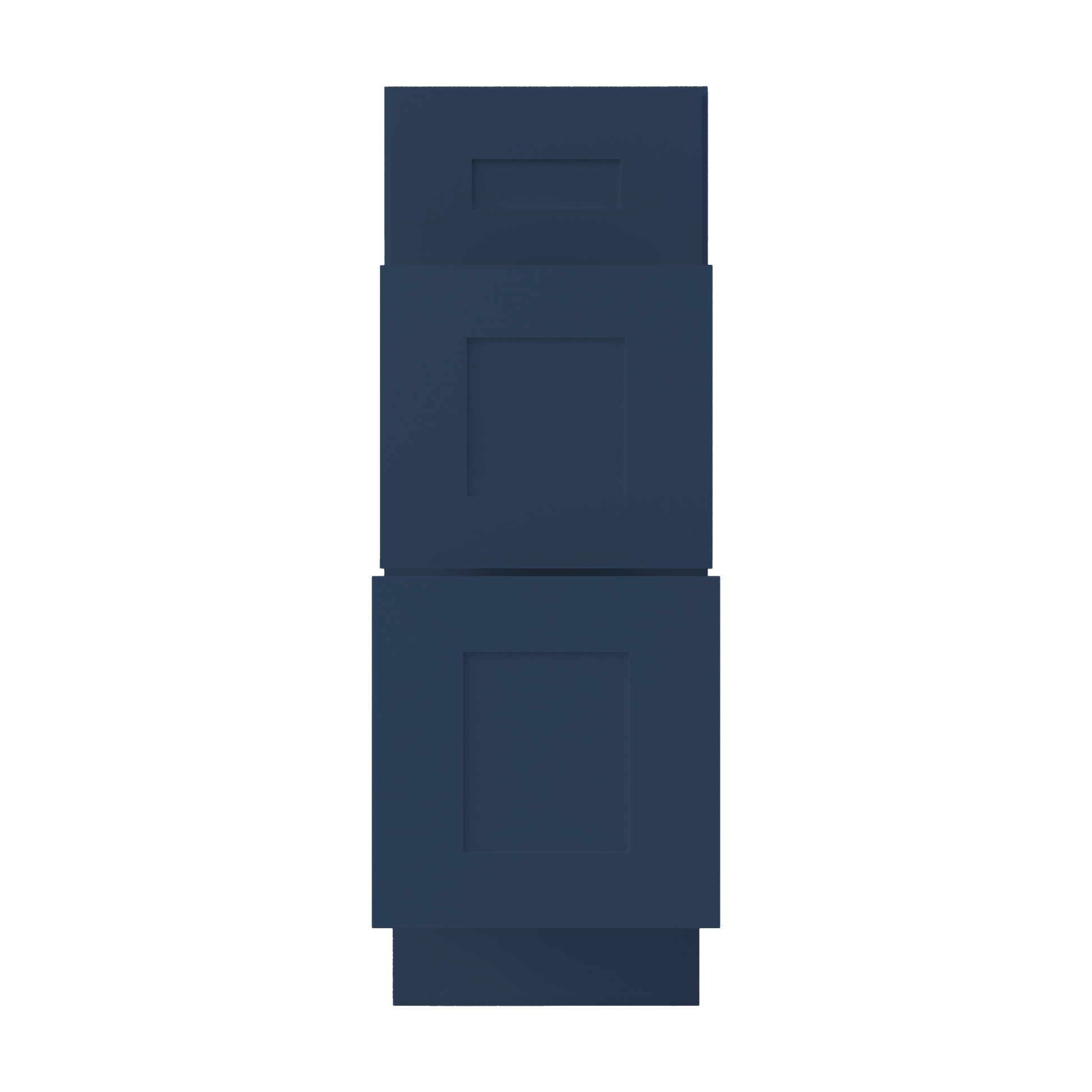 12 in. W x 34.5 in. H x 21 in. D Vanity Drawer Base Cabinet VDB1221345 Danbury Blue LessCare - Bathroom Vanities