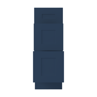 12 in. W x 34.5 in. H x 21 in. D Vanity Drawer Base Cabinet VDB1221345 Danbury Blue LessCare - Bathroom Vanities