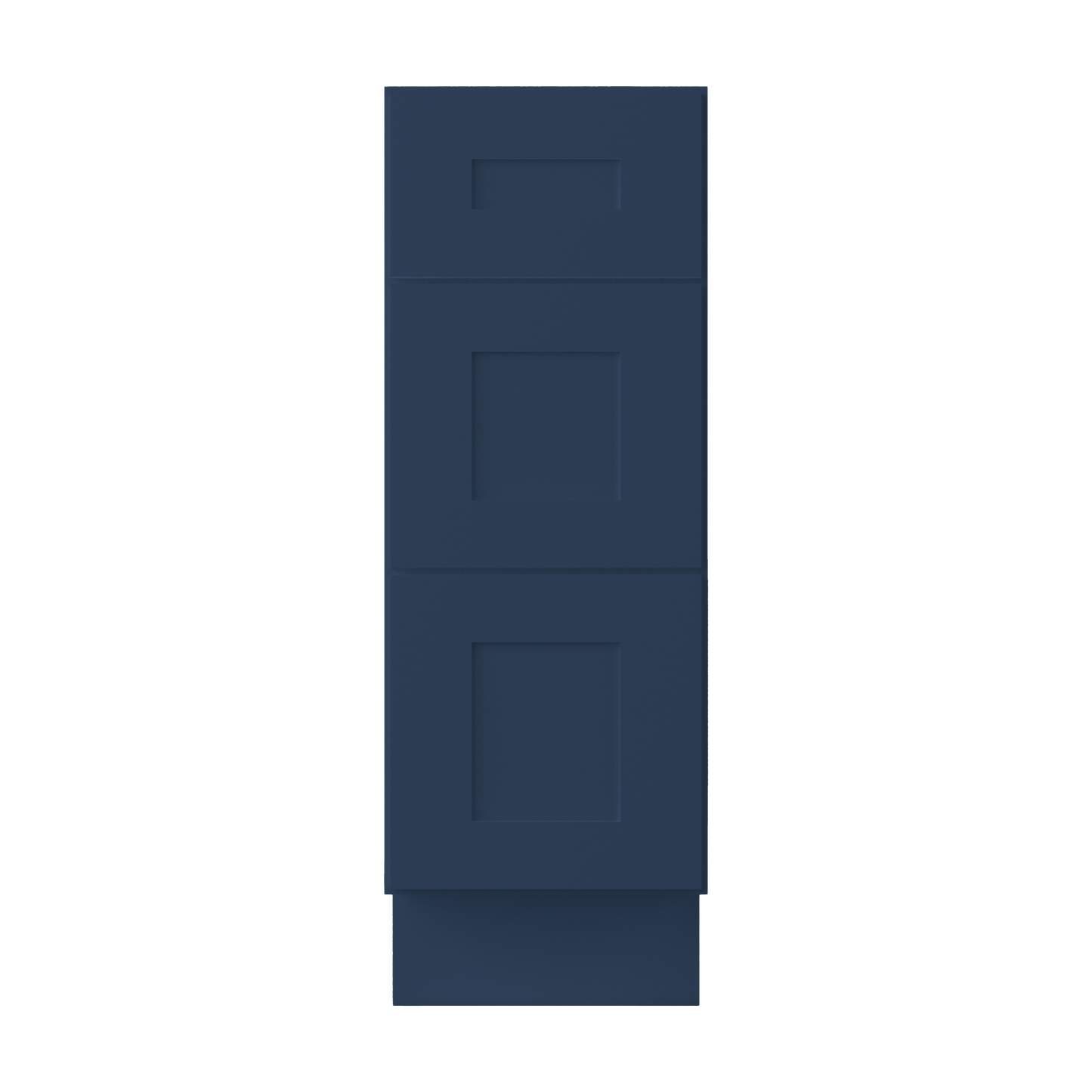 12 in. W x 34.5 in. H x 21 in. D Vanity Drawer Base Cabinet VDB1221345 Danbury Blue LessCare - Bathroom Vanities