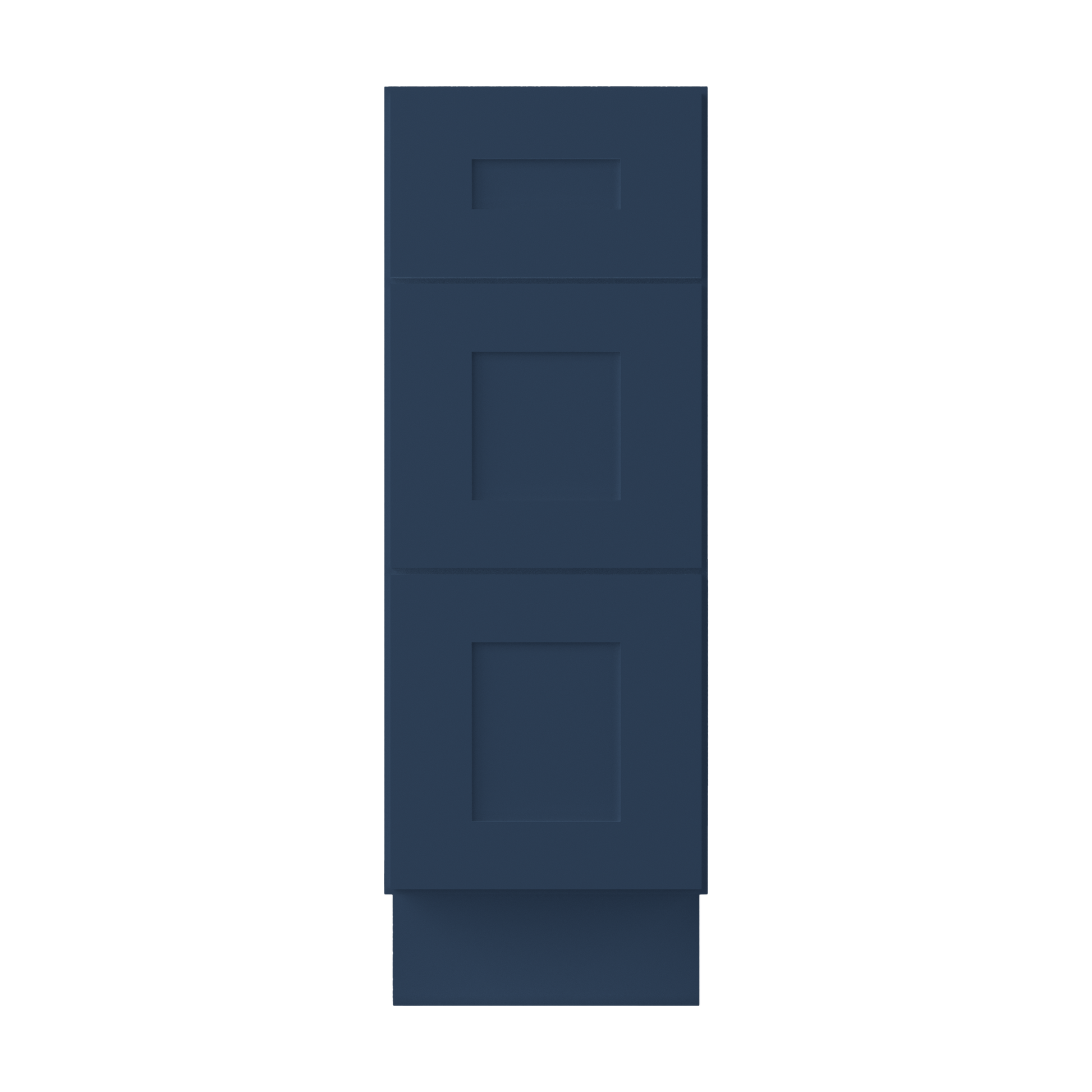 12 in. W x 34.5 in. H x 21 in. D Vanity Drawer Base Cabinet VDB1221345 Danbury Blue LessCare - Bathroom Vanities