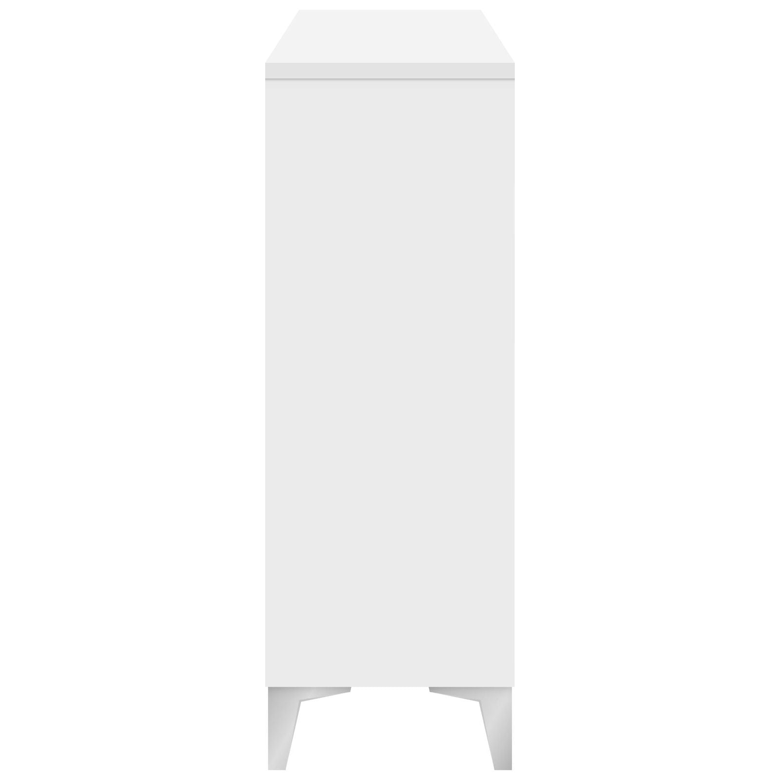 12 W Freestanding Modern White Side LVB-12W for Style 7 and 8 - AAADistributor.com