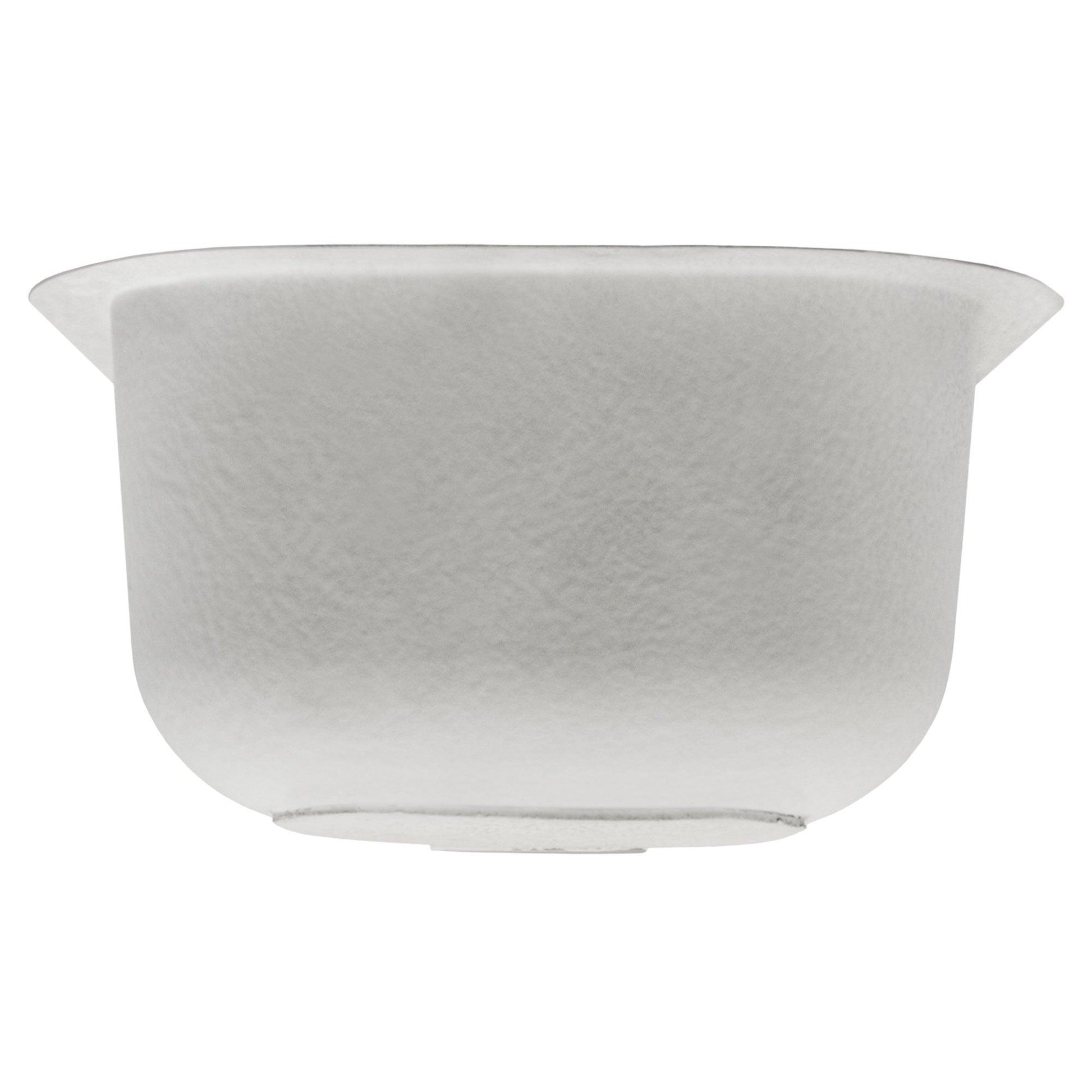 14 in Undermount Stainless Steel Single Bowl Bar or Prep Kitchen Sink with Rounded Edge L104 - Sinks