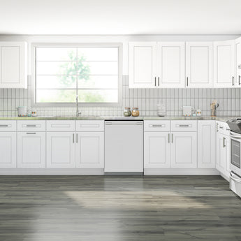 Lesscare Alpina White 15x15 Kitchen