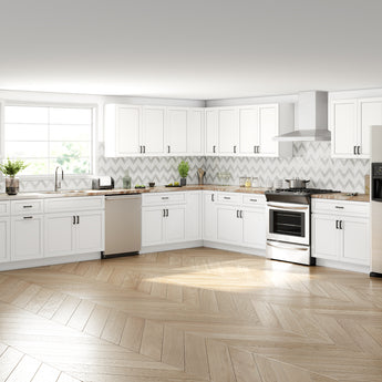 Wolf Dartmouth 5 Piece - White Paint 15x15 Kitchen