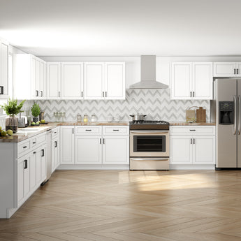 Wolf Dartmouth 5 Piece - White Paint 15x15 Kitchen