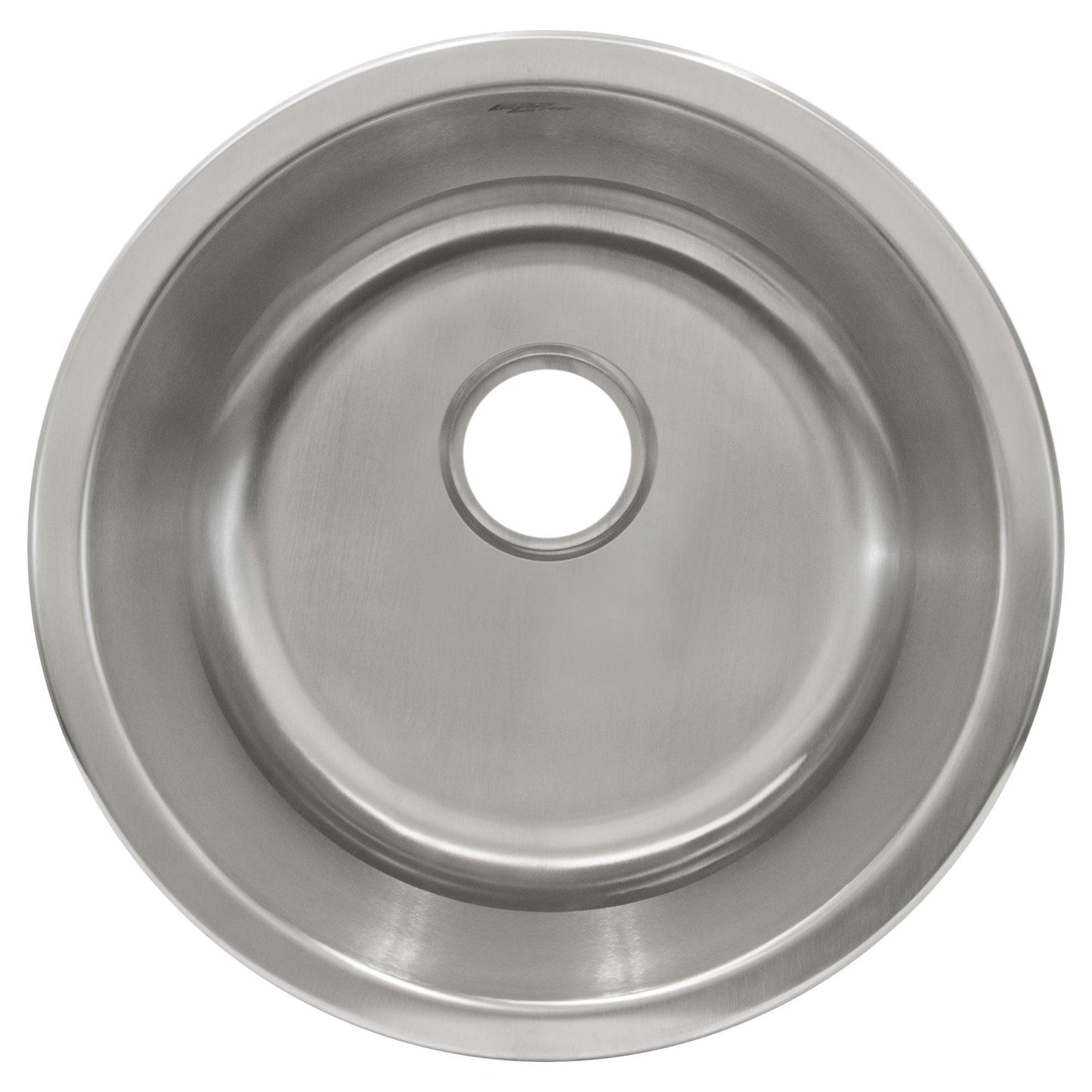 18 in Top/Undermount Round Single Bowl Stainless Steel Kitchen Sink Bar or Prep L101 - Sinks