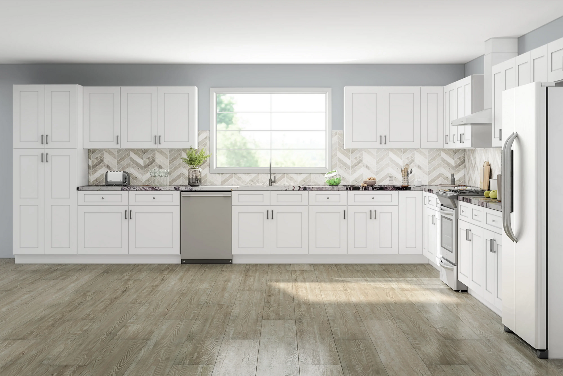 Fabuwood Galaxy Frost 18x18 Kitchen