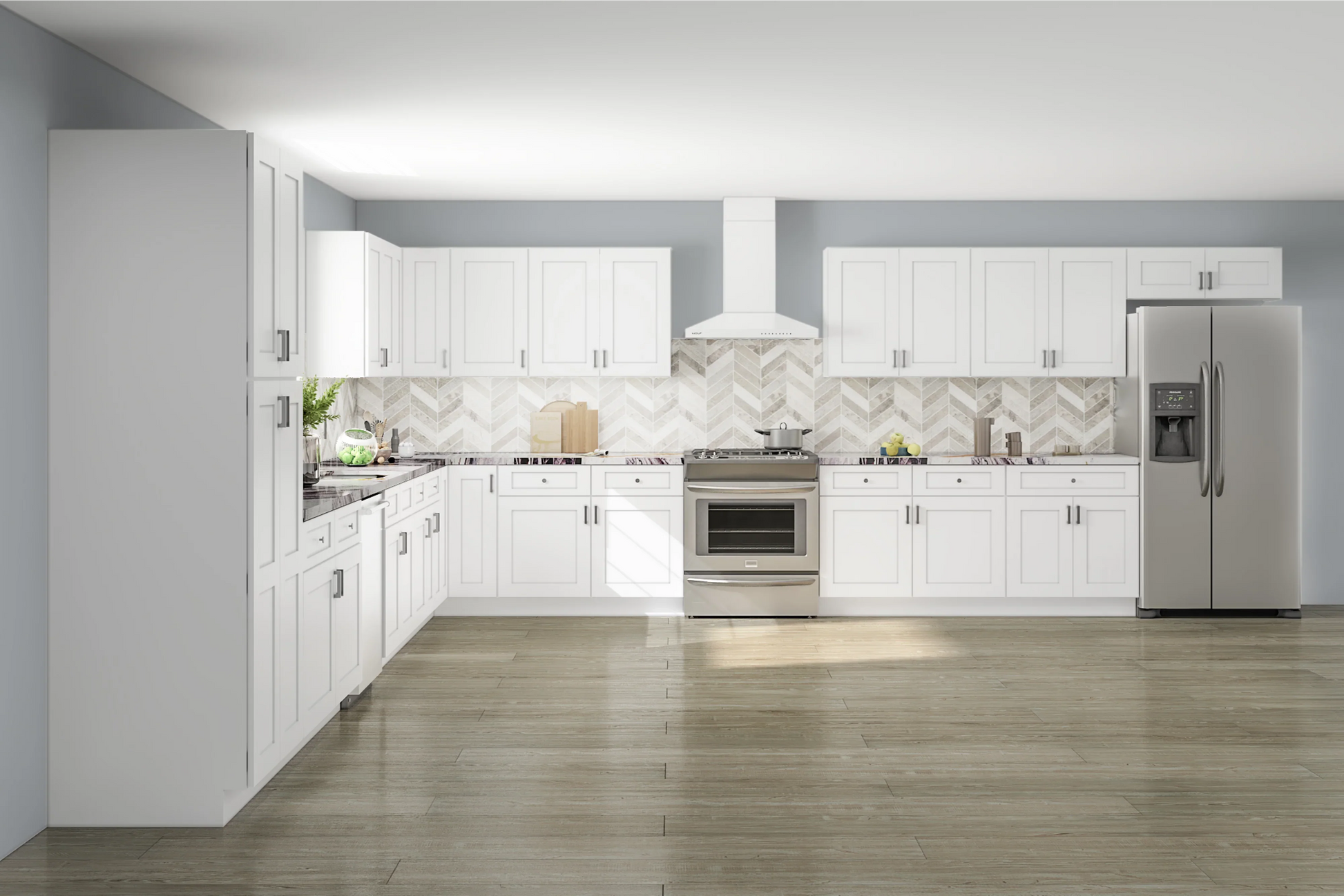 Fabuwood Galaxy Frost 18x18 Kitchen