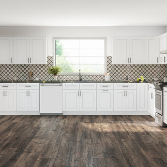 Lesscare Alpina White 18x18  Kitchen