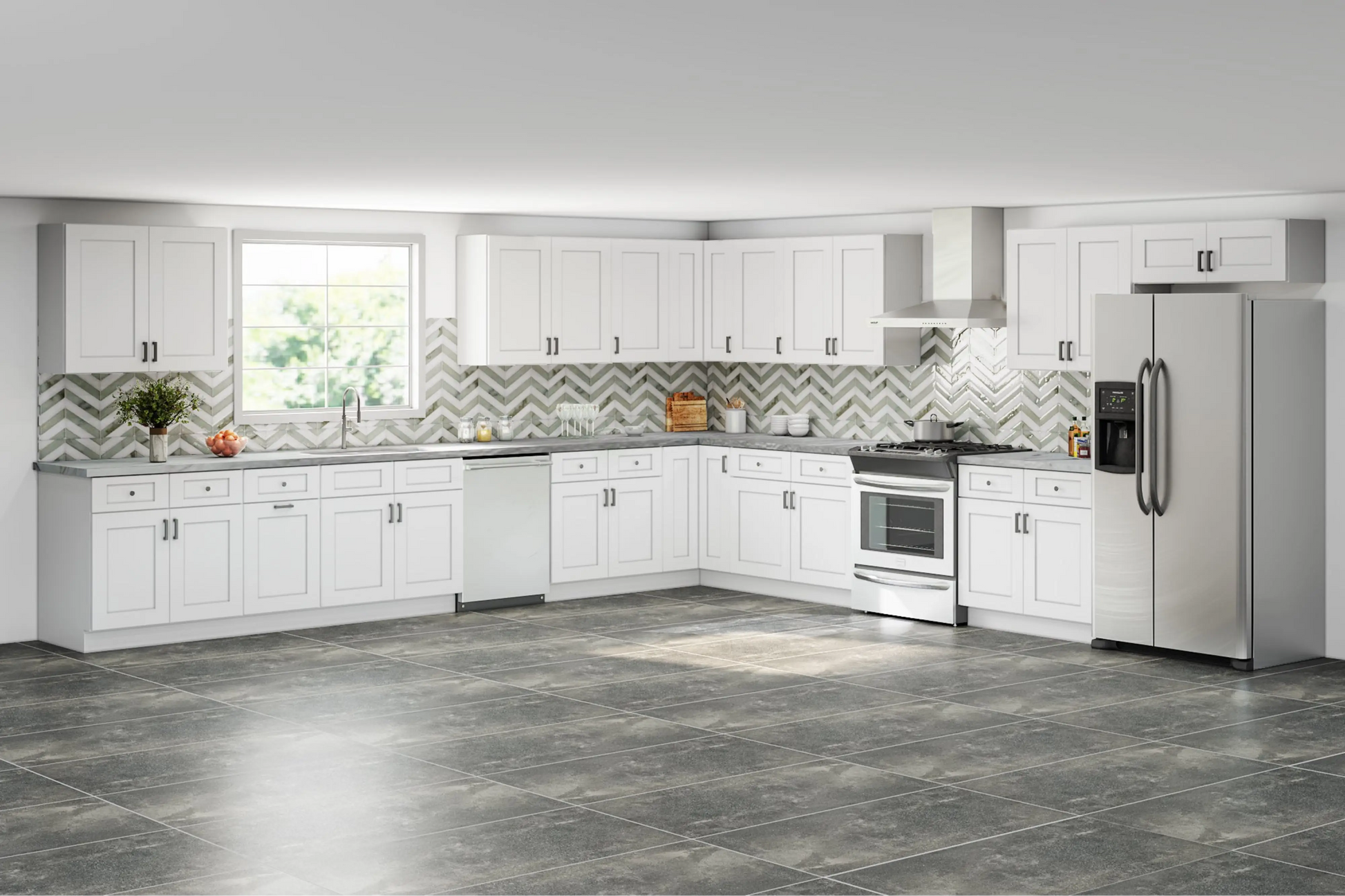 Fabuwood Galaxy Frost 15x15 Kitchen
