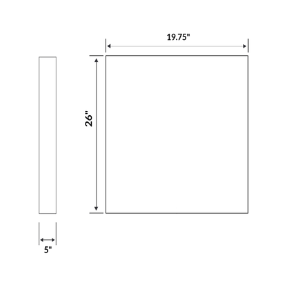 20 W x 26 H Mirrored Medicine Cabinet LMC1-20 - Mirrors