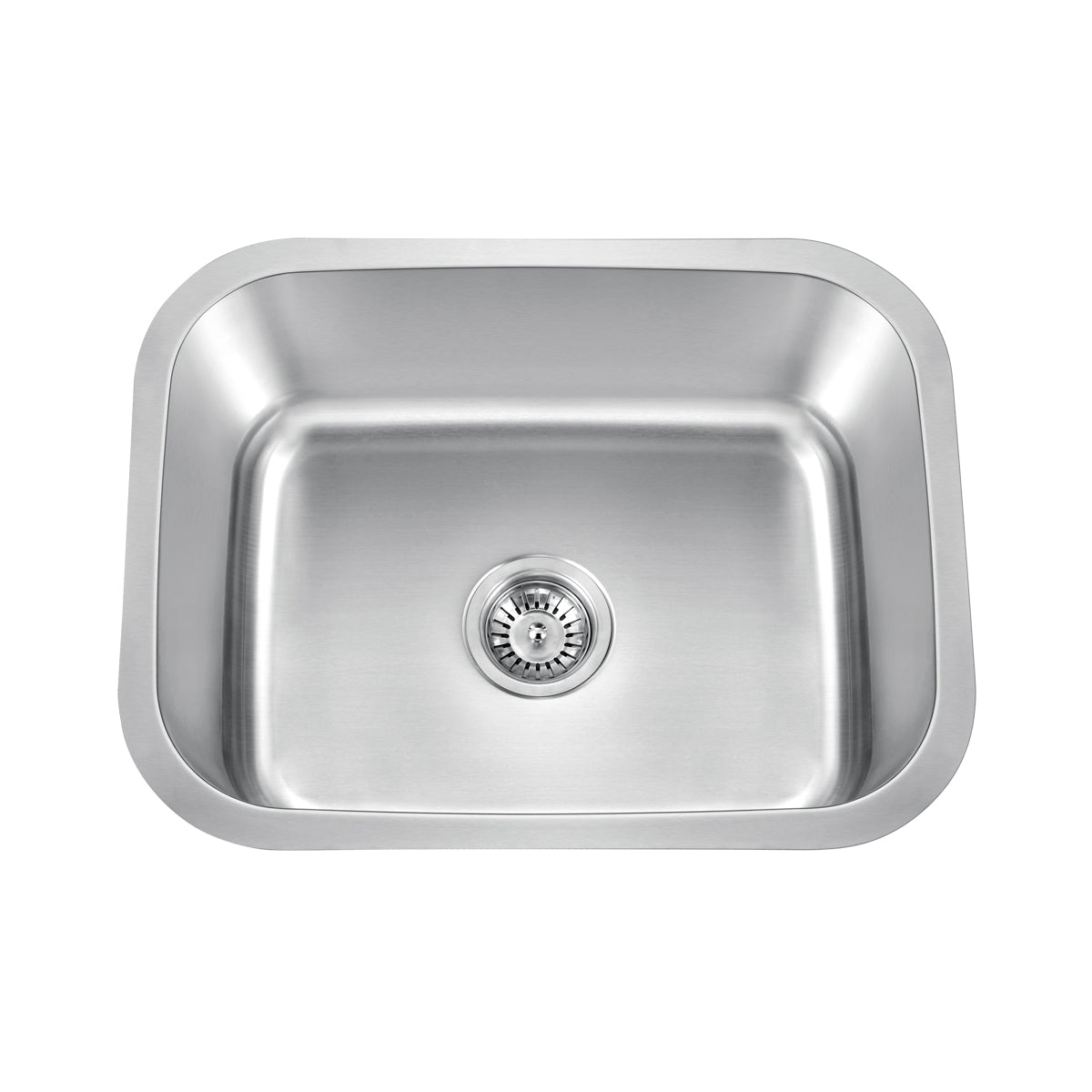 23 in Undermount 18-Gauge Durable Stainless Steel Single Bowl Kitchen Sink L108 - Sinks