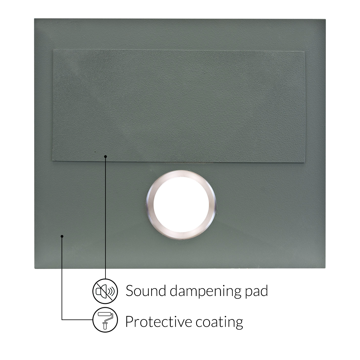 23 in Zero-Radius Undermount Stainless Steel Single Bowl Kitchen Sink LP1 - Sinks