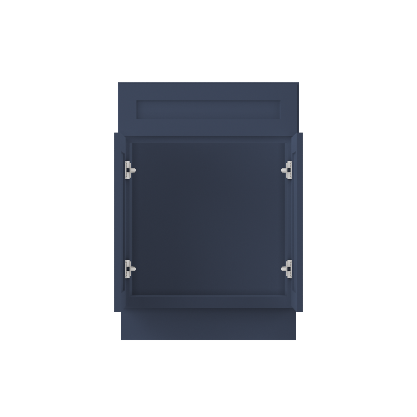 24 in. W x 34.5 in. H x 21 in. D Vanity Sink Base Cabinet VSB2421345 Danbury Blue LessCare - Bathroom Vanities