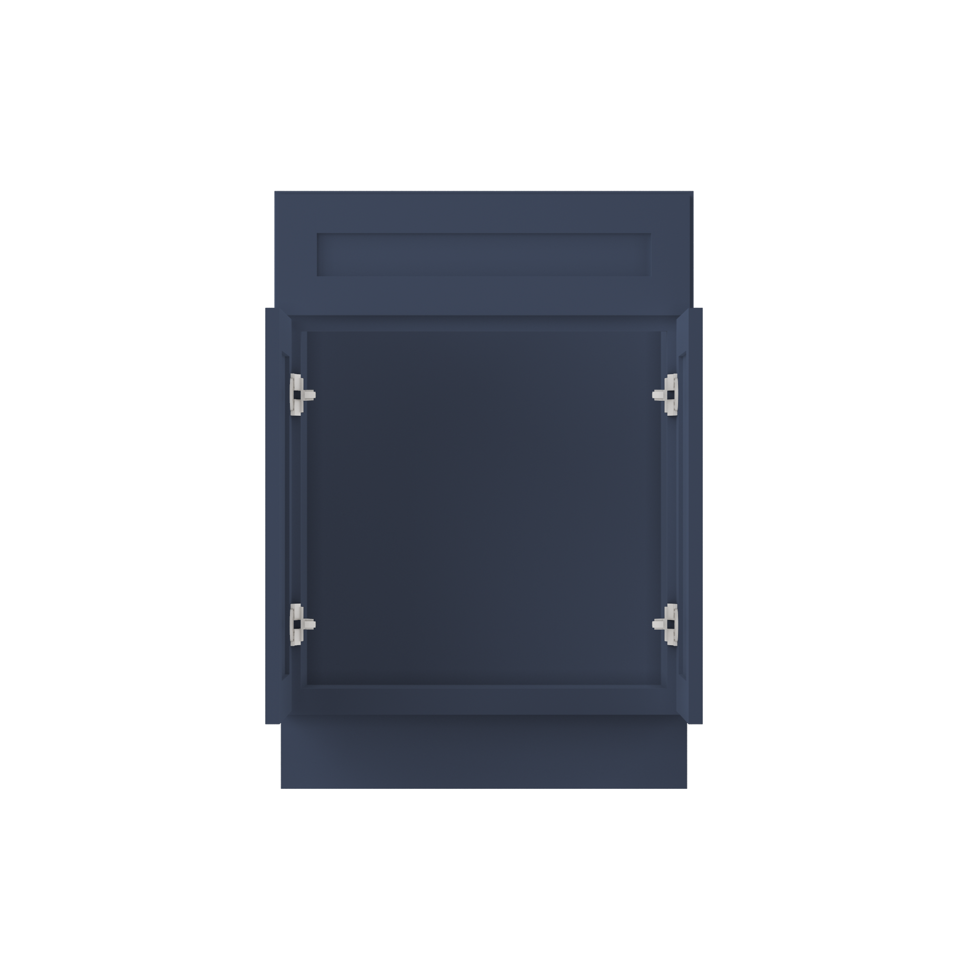 24 in. W x 34.5 in. H x 21 in. D Vanity Sink Base Cabinet VSB2421345 Danbury Blue LessCare - Bathroom Vanities