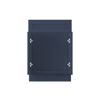 24 in. W x 34.5 in. H x 21 in. D Vanity Sink Base Cabinet VSB2421345 Danbury Blue LessCare - Bathroom Vanities