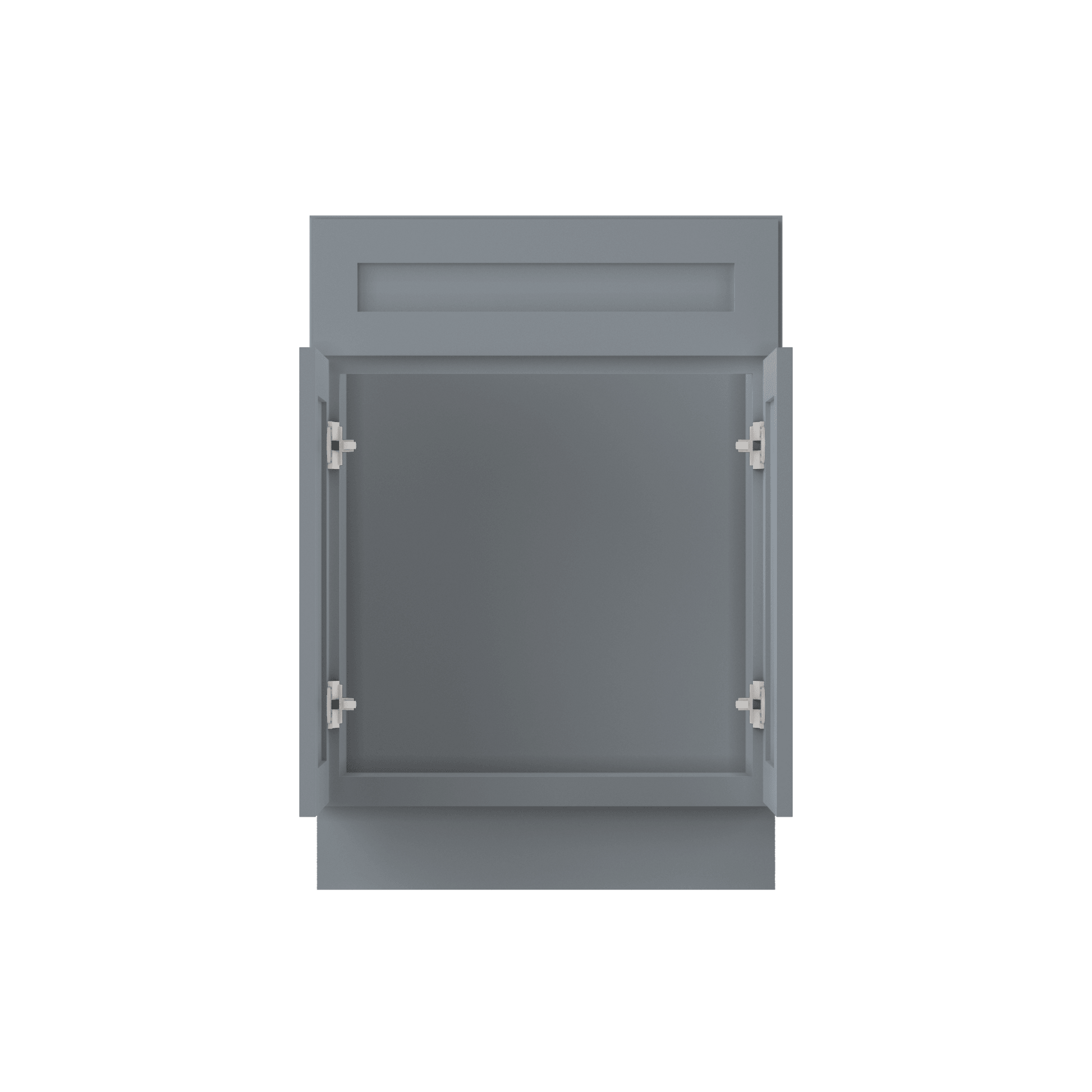 24 W x 21 D x 34.5 H Vanity Sink Base Cabinet - Colonial Gray - Bathroom Vanities