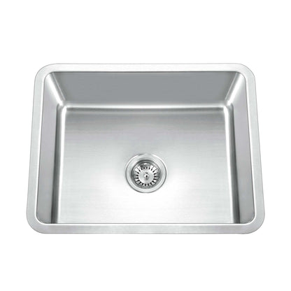 26 3/4 in Undermount 18-Gauge Durable Stainless Steel Single Bowl Kitchen Sink L110 - Sinks