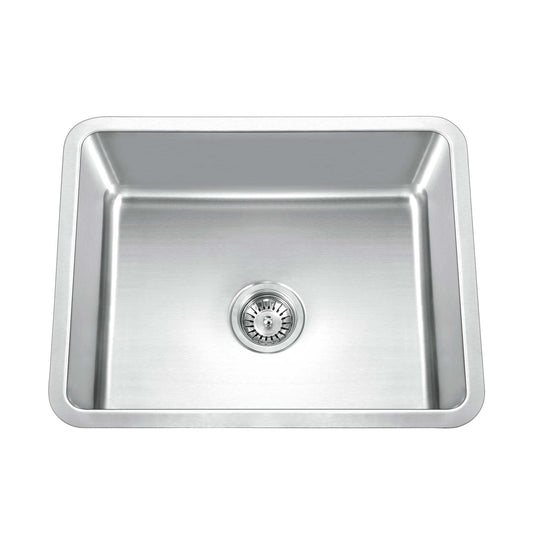 26 3/4 in Undermount 18-Gauge Durable Stainless Steel Single Bowl Kitchen Sink L110 - Sinks