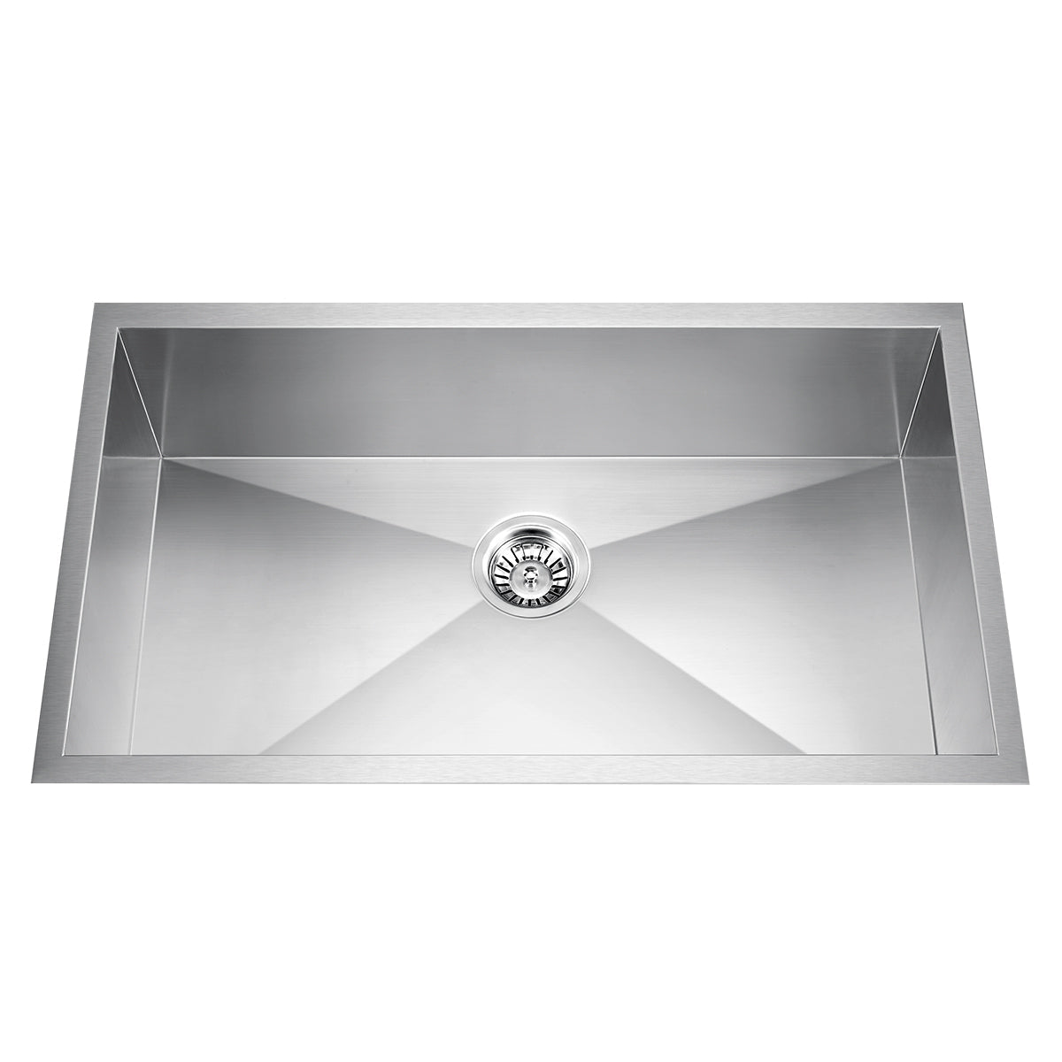 27 in Zero-Radius Undermount Stainless Steel Single Bowl Kitchen Sink LP6 - Sinks