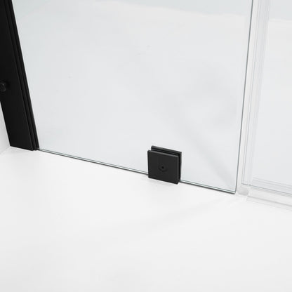 28-29 W x 72 H Swing-Out Shower Door ULTRA-E Matte Black - Shower Doors