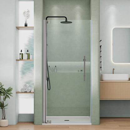 29-30 W x 72 H Swing-Out Shower Door ULTRA-G Brushed Nickel - Shower Doors