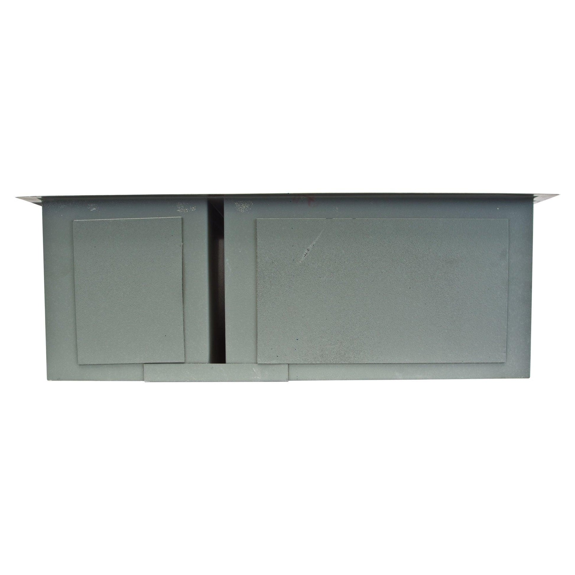 29 in Zero-Radius Undermount Stainless Steel 40/60 Double Bowl Kitchen Sink LP3L - Sinks