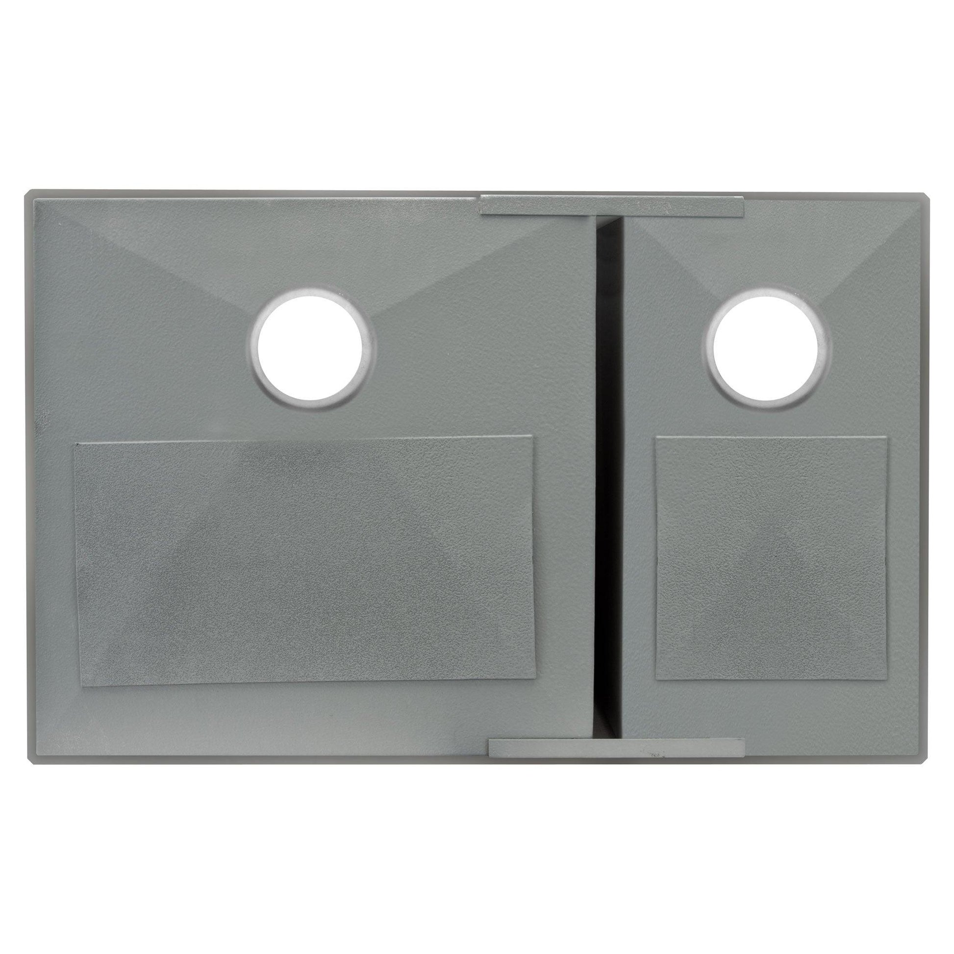 29 in Zero-Radius Undermount Stainless Steel 40/60 Double Bowl Kitchen Sink LP3L - Sinks