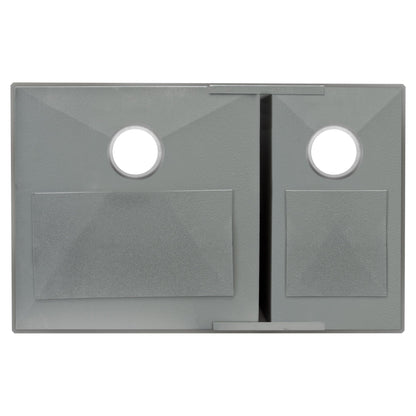 29 in Zero-Radius Undermount Stainless Steel 40/60 Double Bowl Kitchen Sink LP3L - Sinks