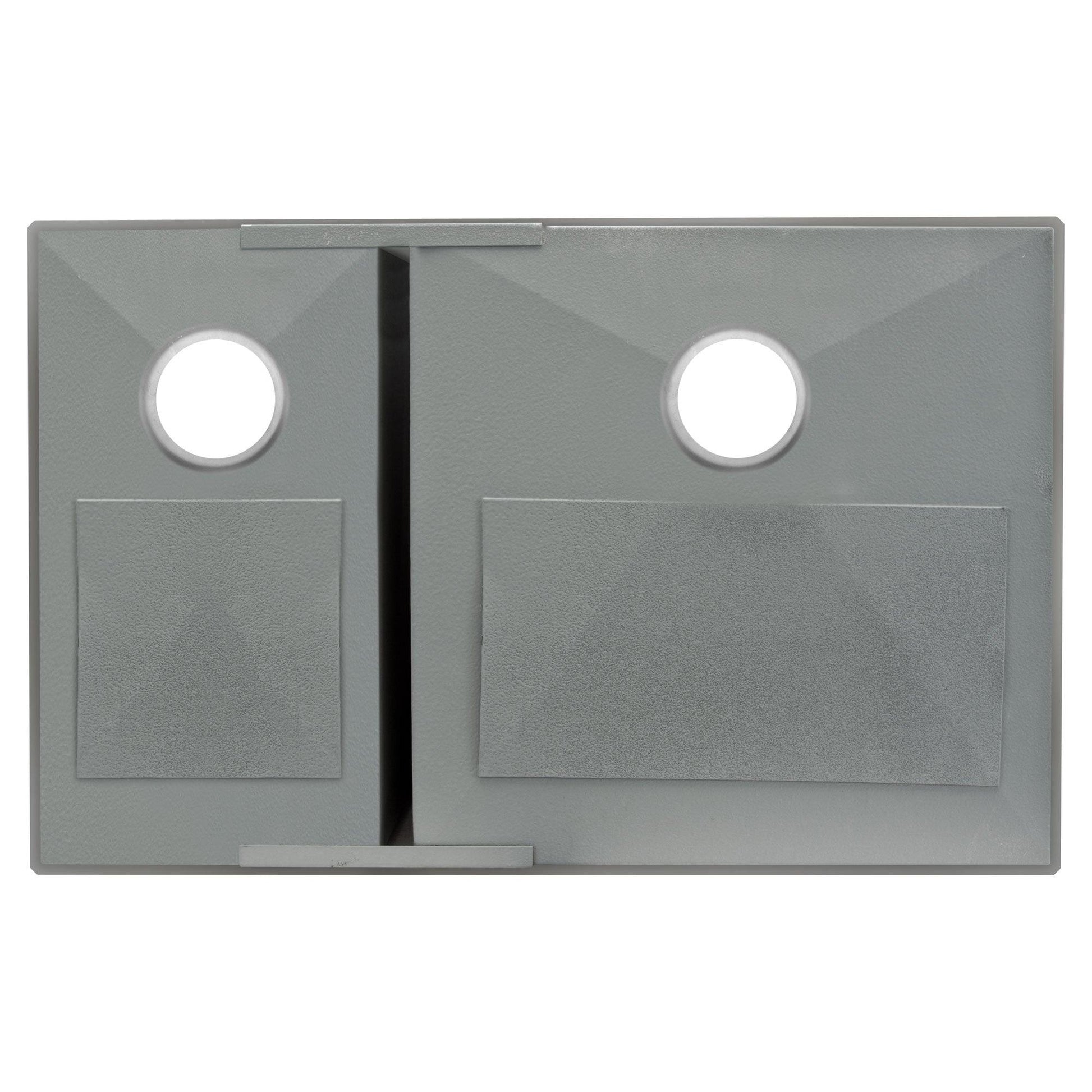 29 in Zero-Radius Undermount Stainless Steel 60/40 Double Bowl Kitchen Sink LP3R - Sinks