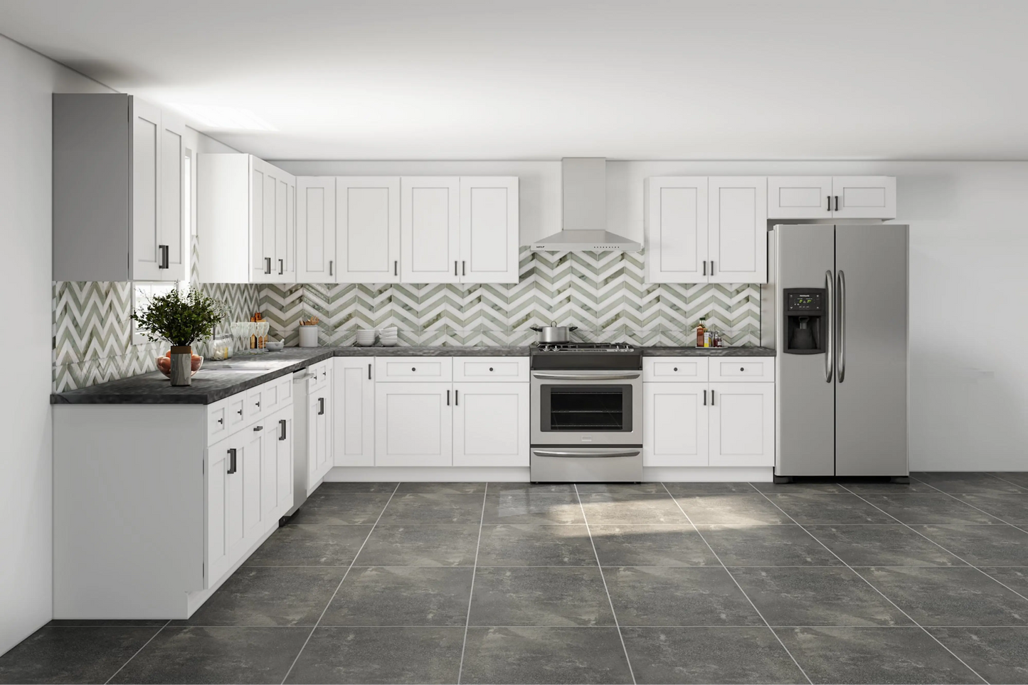 Fabuwood Galaxy Frost 15x15 Kitchen