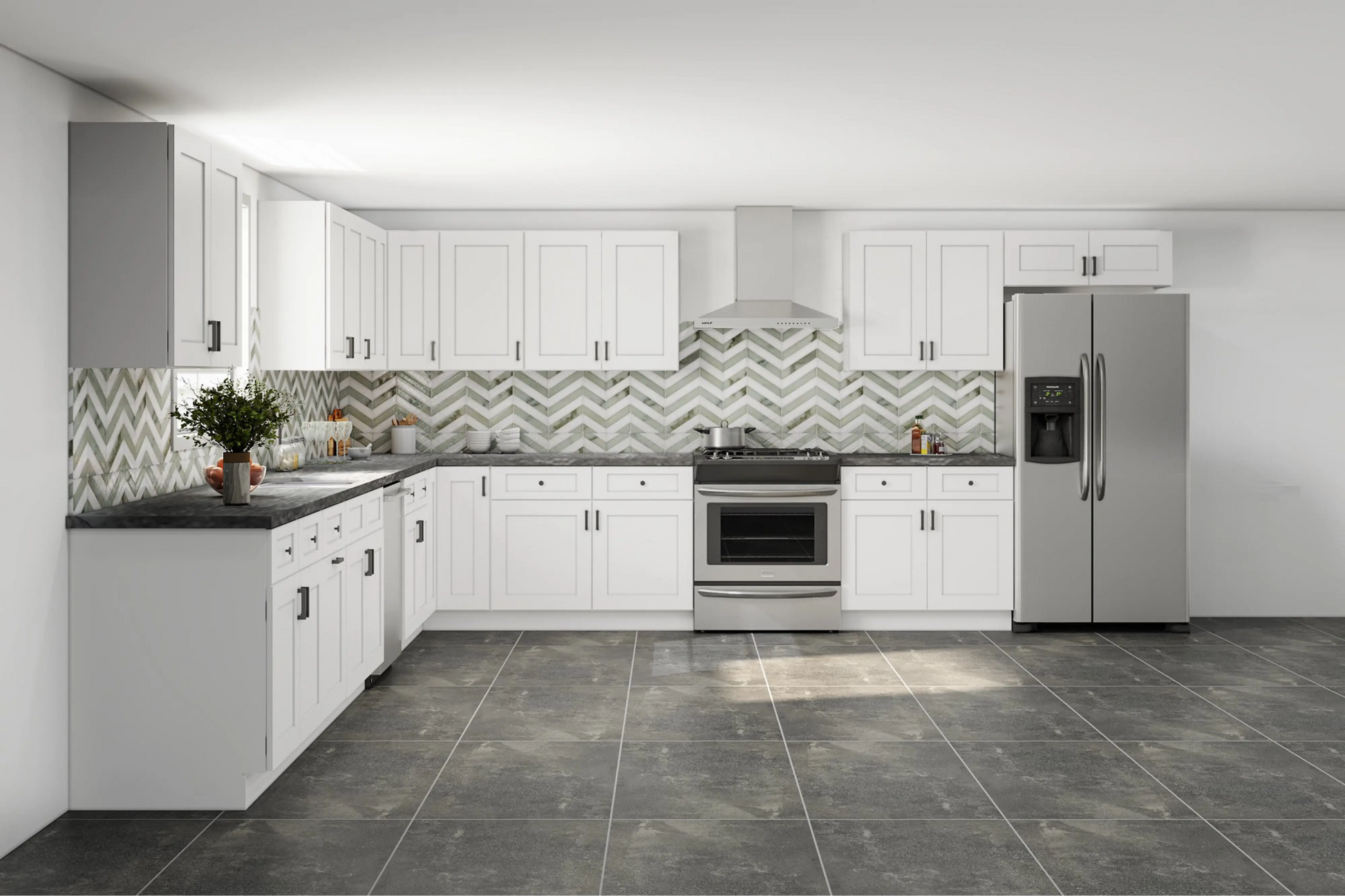Fabuwood Galaxy Frost 15x15 Kitchen
