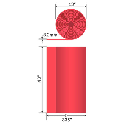 3.2mm Floor Underlayment (100 Sq Ft) Pro Acoustical Protection and Moisture Barrier