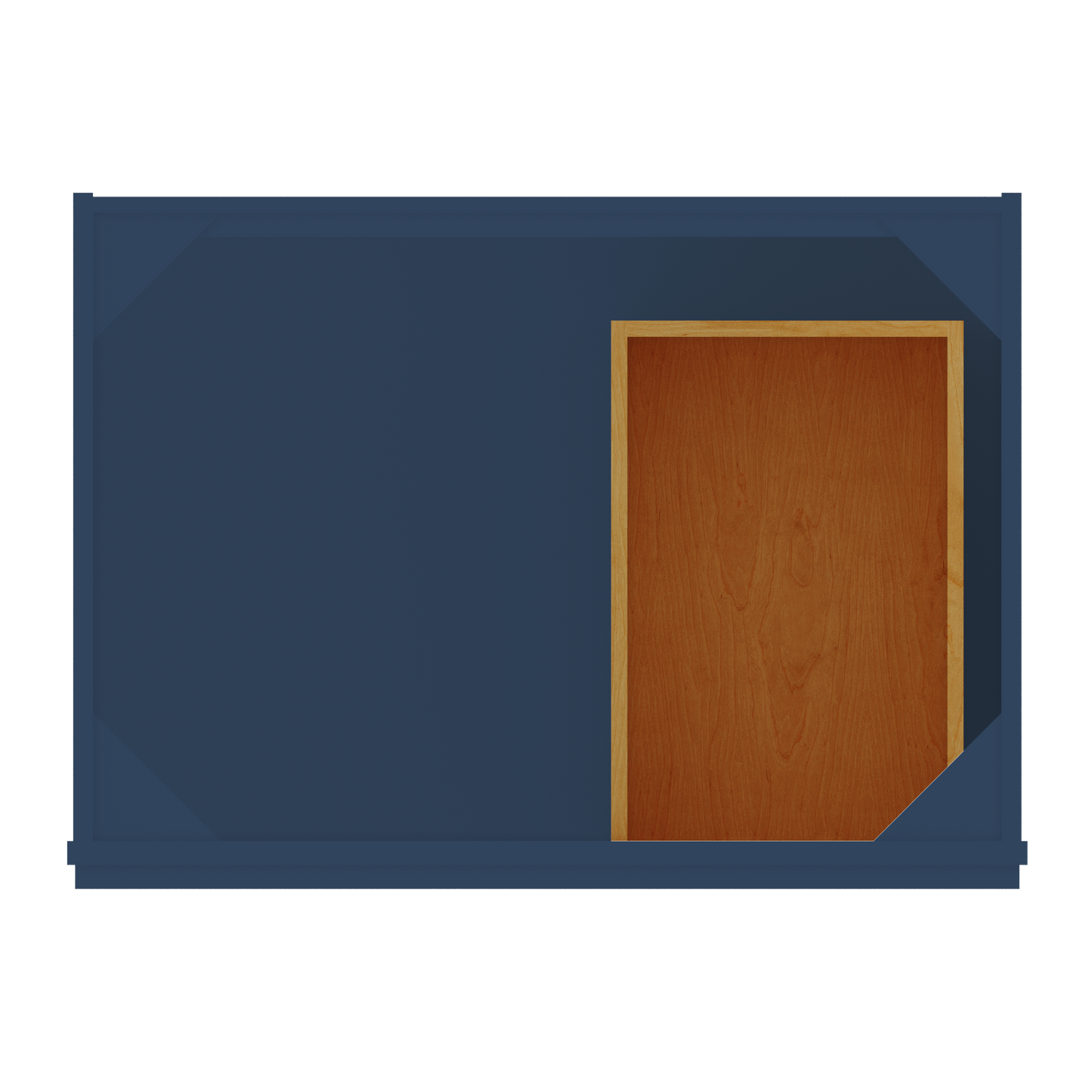 30 in W x 34 1/2 in H x 21 in D Vanity Sink Base Cabinet with Left Drawers Danbury Blue - Bathroom Vanities