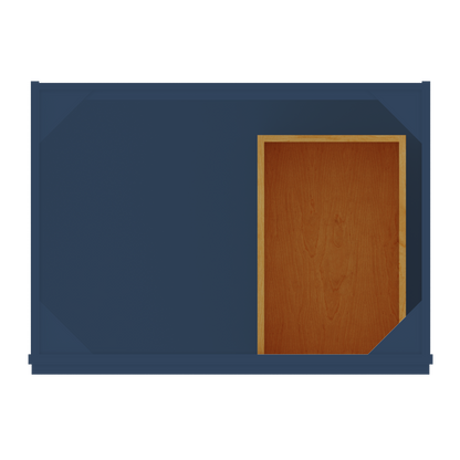 30 in W x 34 1/2 in H x 21 in D Vanity Sink Base Cabinet with Left Drawers Danbury Blue - Bathroom Vanities