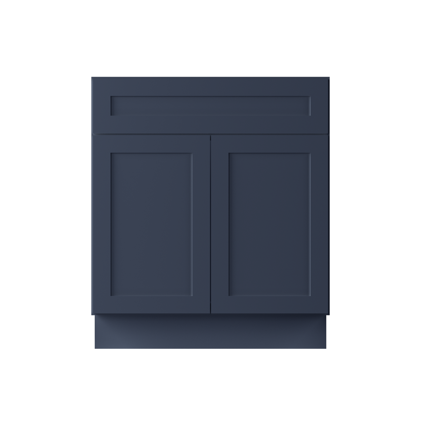 30 in W x 34.5 in. H x 21 in. D Vanity Sink Base Cabinet VSB3021345 Danbury Blue LessCare - Bathroom Vanities