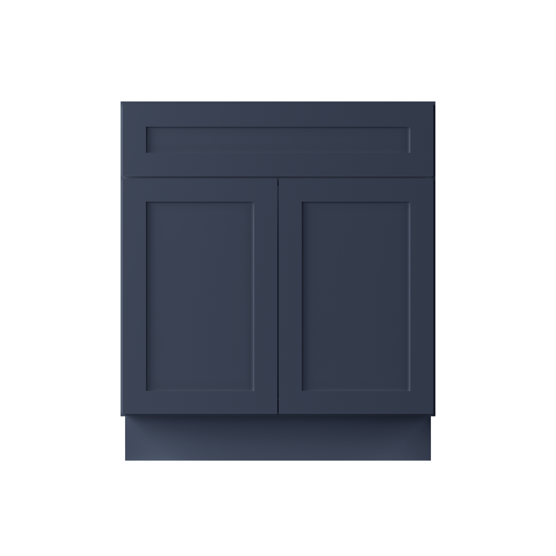 30 in W x 34.5 in. H x 21 in. D Vanity Sink Base Cabinet VSB3021345 Danbury Blue LessCare - Bathroom Vanities